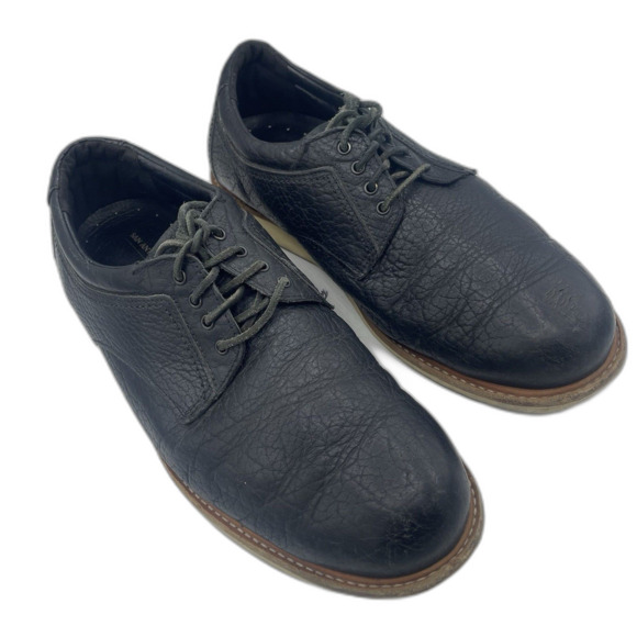 SAS Waypoint Men 10.5 W Wide Black Leather Comfort Oxford Orthopedic Walking main image 9